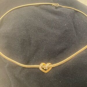 Gold Heart Choker